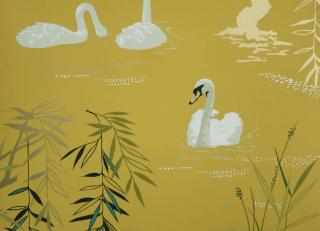 Фото - Салатовые флизелиновые обои на стену - 221232>