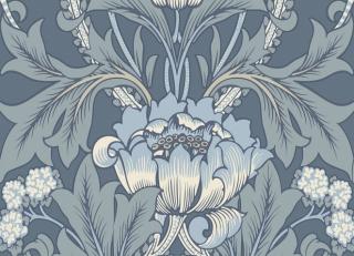 Фото - Обои на стену с цветами синего цвета - 498403>