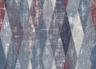 Фото - Геометрические обои на стену сиреневого цвета - 485383>