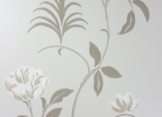 Фото - Обои на стену с цветами серебристого цвета - 221171>