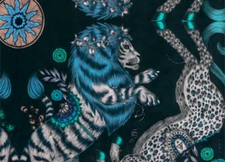 Фото - Ткани Clarke&Clarke Wilderie Fabric - 491573>