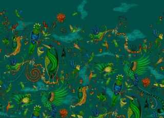 Фото - Обои Clarke&Clarke Mythica Wallcoverings - 628575>