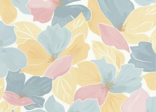 Фото - Обои с цветами в скандинавском стиле - 522869>