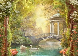 Фото - Обои Affresco Панно Illusion - 388379>