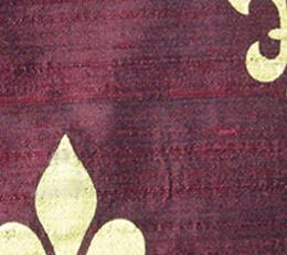 Фото - Ткани Henry Bertrand Fleur De Lys On Douppion - 287925>