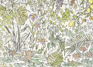 Фото - Обои Pierre Frey Jardins Secrets Wallpapers - 617419>