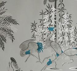 Фото - Обои на стену с цветами серебристого цвета - 176860>