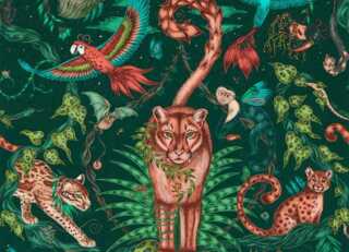 Фото - Обои Clarke&Clarke Mythica Wallcoverings - 628580>