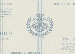 Фото - Обои полосатые в стиле прованс - 435426>