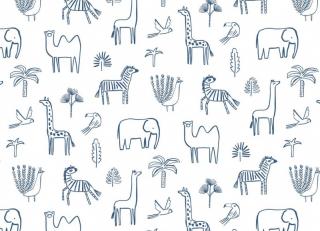 Фото - Синие обои для детской - 489306>