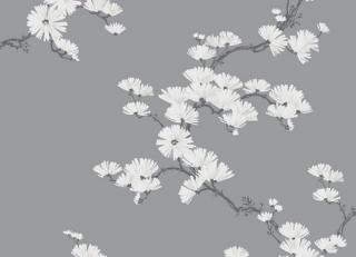 Фото - Обои Paper & Ink Navy Grey and White - 463378>