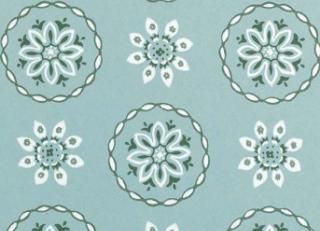 Фото - Обои на стену с цветами бирюзового цвета - 390378>