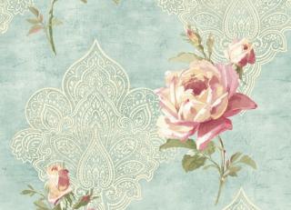 Фото - Мятные флизелиновые обои на стену - 309142>