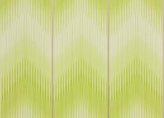 Фото - Полосатые обои на стену зеленого цвета - 232394>
