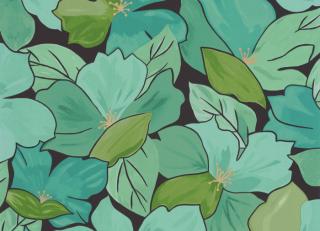 Фото - Обои с цветами в скандинавском стиле - 522871>