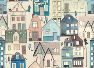 Фото - Обои для стен с рисунком архитектуры - 546064>