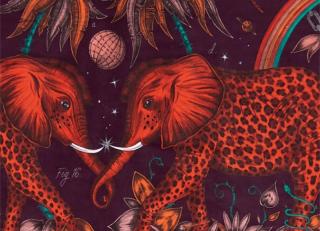 Фото - Ткани Clarke&Clarke Wilderie Fabric - 491588>