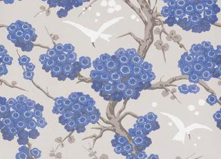 Фото - Синие бумажные обои на стену - 216907>