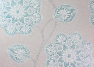 Фото - Обои на стену с цветами серебристого цвета - 216921>