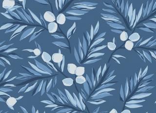 Фото - Обои Paper & Ink Navy Grey and White - 463384>