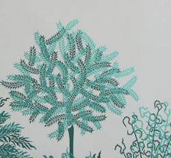 Фото - Обои на стену с цветами серебристого цвета - 176849>