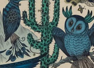 Фото - Ткани Clarke&Clarke Wilderie Fabric - 491599>