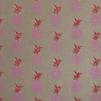 Ткань Barneby Gates Barneby Fabrics Pineapple-R-pink-on-natural-swatch 
