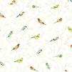 Ткань  Voyage Decoration Country book two Garden Birds Cream 