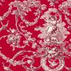 Ткань Thevenon Toiles Jouy ludivine-rouge 