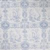 Ткань Marvic Textiles Toile Proposals III 5221-1 Blue on cream linen 