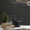 Обои для стен Koziel Tin tiles wallpapers antique-carbon-tin-tiles-wallpaper-005d31x24 