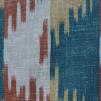 Ткань Titley and Marr Ikat Collection Oxus-03-Terracotta-and-Turquoise 