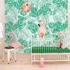 Обои для стен Studio OnsZelf Little Wallpaper foto-flamingos-met-bladeren 