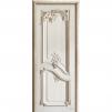 Обои для стен Koziel Trompe-l'œil doors right-door-with-haussmann-style-panelling (1) 