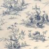 Ткань  Titley and Marr Toile Collection Pavilion-02-Indigo 