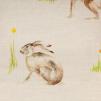 Ткань  Voyage Decoration Country book two Racing Hares Linen 