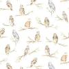 Ткань Voyage Decoration Country book two Large Owls Cream 