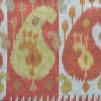 Ткань Titley and Marr Ikat Collection Turkistan-Boteh-06-Paprika-and-Ochre 