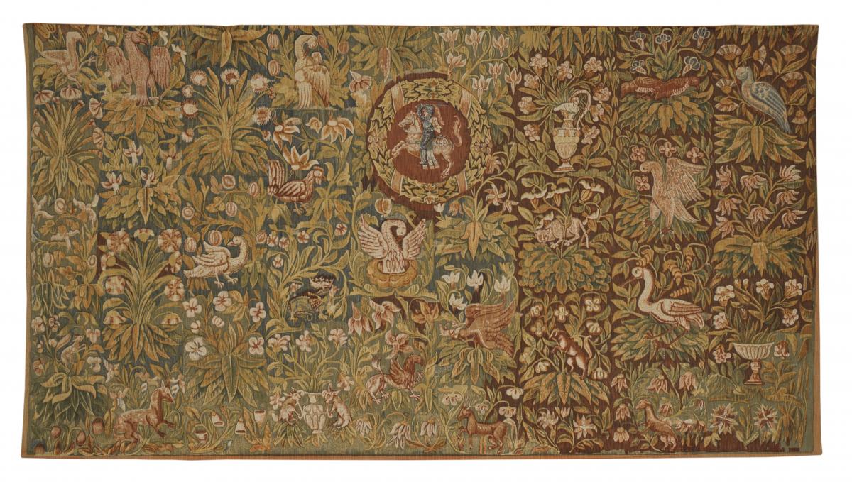   Гобелен Renaissance SS1083_Verdure_a_Fond_de_Fleurs_4 