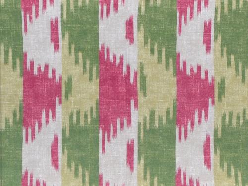 Ткань Titley and Marr Ikat Collection Oxus-04-Chartreuse-and-Rose 