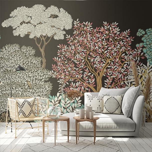 Обои для стен  Faboie Silk Painting I F-SN4006  1