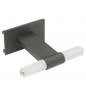 Карниз    support-de-milieu-noir-mat-100mm-d20 