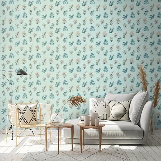 Обои для стен  Clarke&Clarke Secret Garden Wallpaper W0194-04  1