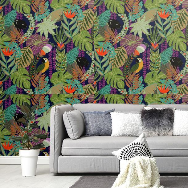 Обои для стен  Faboie Whispering In The Jungle F-WJ1004  3