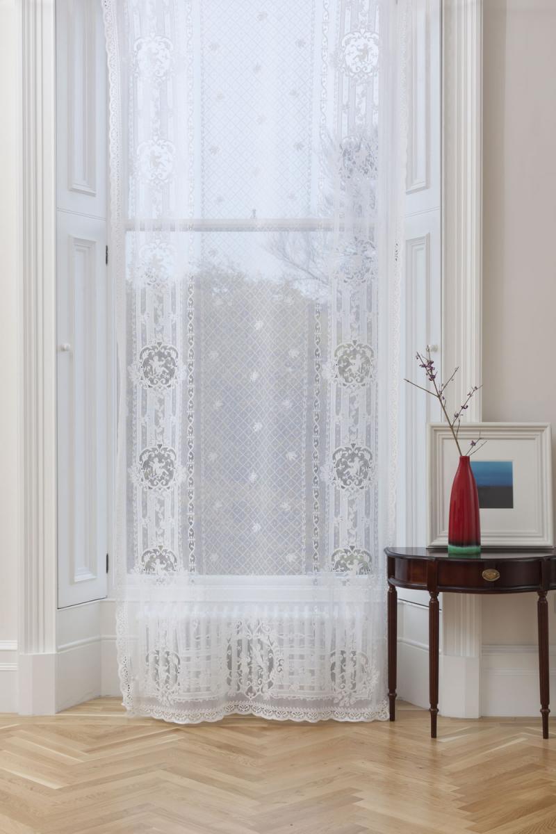 Ткань Morton Young and Borland Lace Panels 1059_whit 
