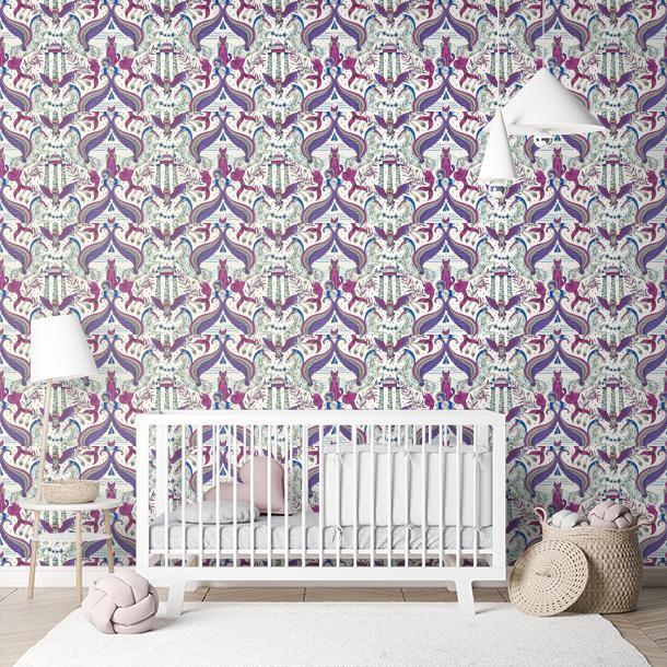 Обои для стен  Clarke&Clarke Mythica Wallcoverings W0215-03  8