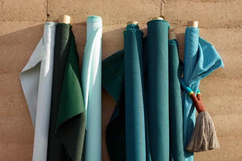 Ткань Sunbrella Sunbrella Fabrics fabric-rolls-teal 