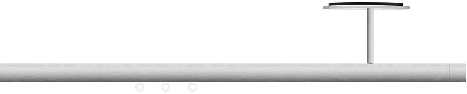 Карниз    ZENIT.25 W schwarz 