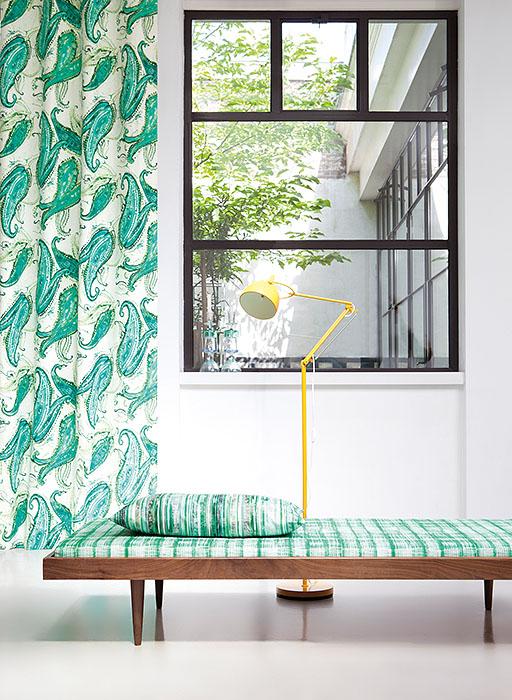 Ткань Eijffinger Fabrics Collection Tugela saphire  купить в Москве по выгодной цене|Интернет-магазин дизайнерских решений Decorwall