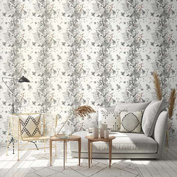 Обои для стен  Clarke&Clarke Mythica Wallcoverings W0218-03  1